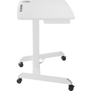 V7 DTM3SD Student Desk - 1125,22 mm Höhe x 558,80 mm Breite - Holzwerkstoff, Melamin, Stahl