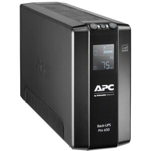 UPS de línea interactiva APC by Schneider Electric Back-UPS Pro BR650MI - 650VA/390W - Torre - AVR - 12Hora(s) Recharge - 