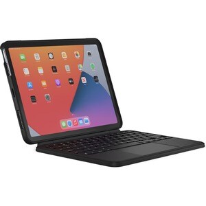 Brydge Air MAX+ Keyboard - Wireless Connectivity - Bluetooth - USB Type C Interface - iPad Air, iPad Pro - Trackpoint - Bl
