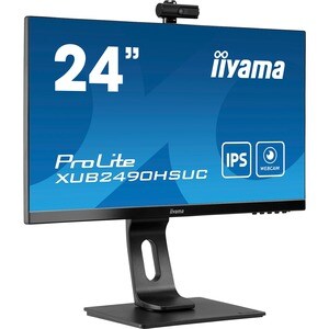 iiyama ProLite XUB2490HSUC-B1. Taille de l'écran: 60,5 cm (23.8"), Résolution de l'écran: 1920 x 1080 pixels, Type HD: Ful