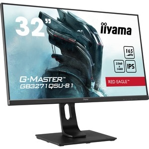 Moniteur de jeu LCD iiyama G-MASTER Red Eagle GB3271QSU-B1 32" Class WQHD - 16:9 - Noir mat - 80 cm (31,5") Viewable - Tec