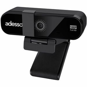 Adesso CyberTrack CyberTrack H8 Webcam - 2.1 Megapixel - 30 fps - Black - USB 2.0 - Full HD - 1920 x 1080 Video - CMOS Sen