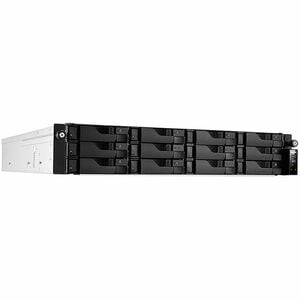 Asustor Lockerstor 12RD AS6512RD - 12 Bay NAS, Quad-Core 2.1GHz CPU, 2.5GbE Port, 8GB RAM DDR4, 2U Rackmount Server with r