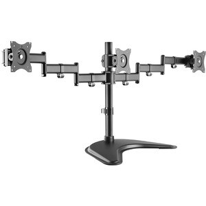 HAGOR Tischhalterung für Monitor - Schwarz - Höhenverstellbar - 3 Unterstützte(r) Display(s)Bildschirmgröße: 38,1 cm bis 6