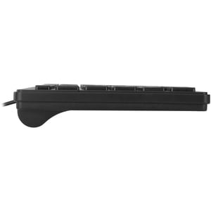 Adesso SlimTouch AKB-111UB Keyboard - Cable Connectivity - USB Interface - English (US) - Black - Membrane Keyswitch - Des