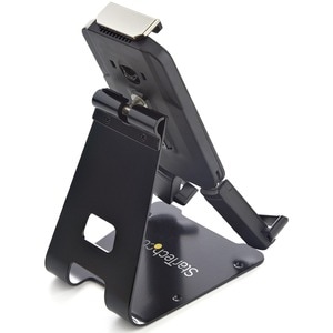 StarTech.com Secure Tablet Stand with K-Slot Cable Lock, Locking Universal Holder for 7.9"-13" Tablets, Adjustable, Securi