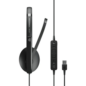EPOS | SENNHEISER ADAPT 160T ANC USB Headset - Stereo - USB Type C, Mini-phone (3.5mm) - Wired - 20 Hz - 20 kHz - On-ear -