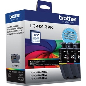 Brother LC4013PKS Original Standard Yield Inkjet Ink Cartridge - CMY - 3 / Pack - 200 Pages