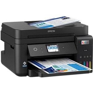 Epson EcoTank ET-4850 Inkjet Multifunction Printer-Color-Black-Copier/Fax/Scanner-4800x1200 dpi Print-Automatic Duplex Pri