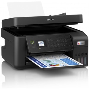 Stampante multifunzione a getto di inchiostro Epson ET-4800 Wireless EcoTank - Colore - Fotocopiatrice/Fax/Stampante/Scann