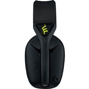 Logitech G G435 Sem fios Headset Estéreo Auscultadores para gaming - Amarelo neon, Preto - Binaural - Circum-auditivo - 10