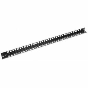 Intellinet Mounting Rail - Grey - 19" Wall Mount Rails, 12U, Black, 2-pack