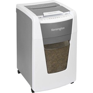 Kensington OfficeAssist Auto Feed Shredder A3000-HS Anti-Jam Micro Cut - Continuous Shredder - Micro Cut - 8 Per Pass - fo