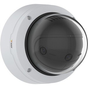 AXIS Panoramic P3818-PVE 13 Megapixel Outdoor 4K Network Camera - Colour - Dome - White - TAA Compliant - H.264 (MPEG-4 Pa