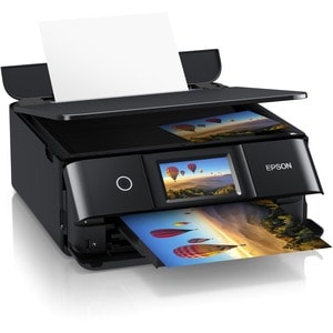 Epson Expression Photo XP-8700 Wireless Inkjet Multifunction Printer - Colour - Black - Copier/Printer/Scanner - 32 ppm Mo