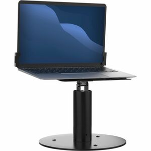CTA Digital Laptop Security Arm with Heavy Duty Base Stand - Up to 17.50" Screen Support - Countertop, Desk, Tabletop - Metal