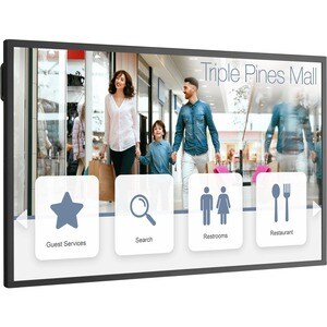 Sharp NEC Display 43" Ultra High Definition Professional Display with Pre-installed IR Touch - 43" LCD - Touchscreen - Hig
