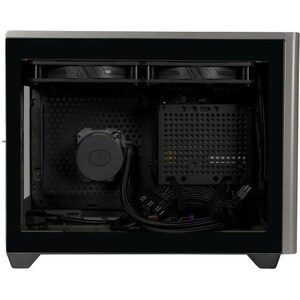 Cooler Master NR200P MAX NR200P-MCNN85-SL0 Computer Case - Mini-tower - Black, Gray - Steel, Mesh, ABS Plastic, Tempered G