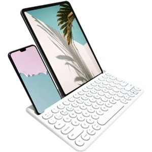 Macally BTTABKEYBAT Series- Multi Device Portable Bluetooth Wireless Keyboard - Wireless Connectivity - Bluetooth - 78 Key