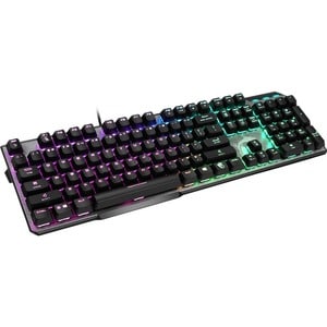 MSI VIGOR GK50 ELITE Gaming Keyboard - Cable Connectivity - USB 2.0 Interface - RGB LED - English (US) - PC - Mechanical K