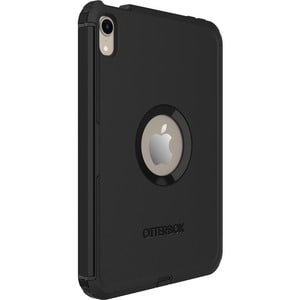 OtterBox Defender Carrying Case (Holster) Apple iPad mini (6th Generation) Tablet, Apple Pencil - Black - Drop Resistant, 