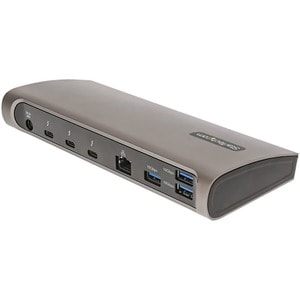 StarTech.com Thunderbolt 4 Dock, 96W Power Delivery, Single 8K / Dual Monitor 4K 60Hz, 3x TB4/USB4 ports, 4x USB-A, SD, Gb