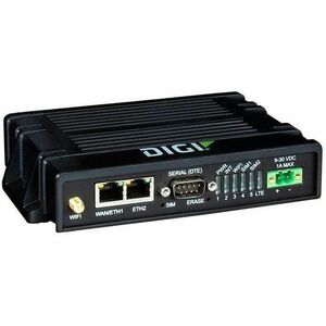 Digi IX20 Wi-Fi 5 IEEE 802.11a/b/g/n/ac 2 SIM Cellular, Ethernet Modem/Wireless Router - 4G - LTE Advanced, LTE Cat 7 - Du