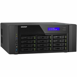 QNAP TS-h1290FX-7302P-256G SAN/NAS Storage System - EPYC 7302P Hexadeca-core (16 Core) - 12 x HDD Supported - 0 x HDD Inst