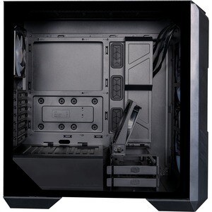 Cooler Master HAF 500 Computer Case - Mid-tower - Black - Steel, Mesh, Plastic, Tempered Glass - 4 x Bay - 4 x 7.87" , 4.7