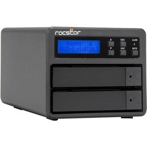 Rocstor Rocpro U33 USB Type-C Desktop RAID Storage - Rocstor Rocpro U33 Professional Desktop RAID -32TB (2x16TB) HDD Insta