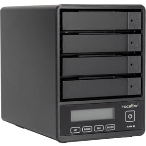Rocstor Rocpro U35 USB Type-C Desktop RAID Storage - Rocstor Rocpro U35 Professional Desktop RAID - 32TB (4x8TB) HDD Insta