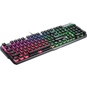 MSI Vigor GK71 Sonic Gaming Keyboard - Cable Connectivity - USB 2.0 Interface - RGB LED - 104 Key(s) - Rugged - Gaming Con