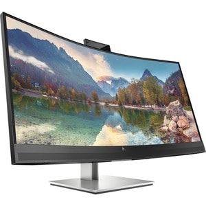 HP E34m G4 34 Zoll Class Webcam WQHD Gekrümmter Bildschirm LCD-Monitor - 21:9 Format - 86,4 cm (34 Zoll) Viewable - Vertic