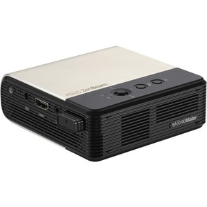 Asus ZenBeam E2 DLP Projector - 16:9 - Ceiling Mountable, Portable - Black, Gold - 854 x 480 - Front, Rear, Ceiling - 3000