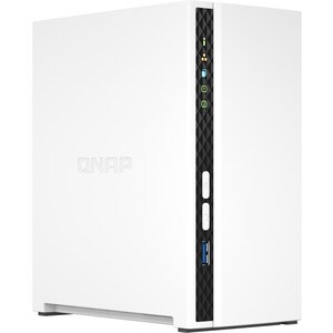 QNAP TS-233 2 x Gesamtzahl Einschübe SAN/NAS-Speichersystem - 4 GB Größe Flash-Speicher - ARM Cortex A15 2 GHz - 2 GB RAM 