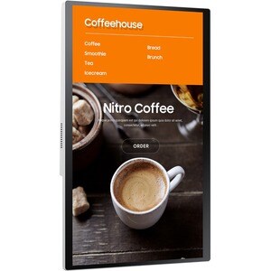 Samsung KM24A 609.60 mm LCD Digital Signage Display - Touchscreen - 1920 x 1080 - 250 cd/m² - 1080p - USB - HDMI - Serial 