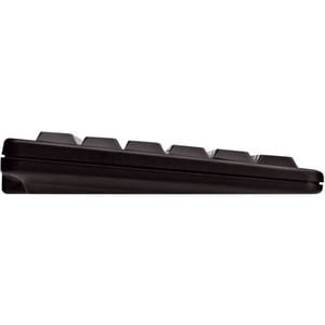 CHERRY Ultraslim G84-4100 Keyboard - Cable Connectivity - PS/2, USB 2.0 Interface - Black - Mechanical Keyswitch