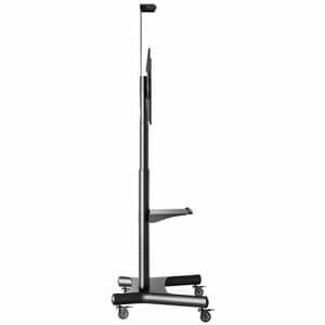 AD-TVC-75 cart - for large displays to 80" - capacity 75kg (165lb) - height adjustable - Black