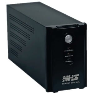 NOBREAK NHS COMPACT SENOIDAL (1000VA/B.7AH/PRETO/USB)