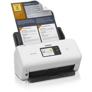 Brother ADS-3300W Cordless Sheetfed Scanner - 600 x 600 dpi Optical - 48-bit Color - 40 ppm (Mono) - 40 ppm (Color) - PC F