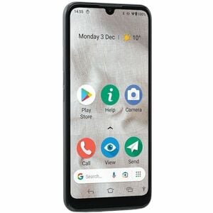 Doro 8100 32 GB Smartphone - 15.5 cm (6.1") HD+ 1560 x 720 - 2 GB RAM - Android 12 (Go Edition) - 4G - Grey - Bar - UNISOC