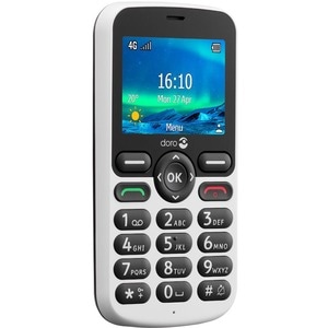 Doro 5860 128 MB Feature Phone - 6,1 cm (2,4 Zoll) QVGA 320 x 240 - 64 MB RAM - 4G - Schwarz - Bar - kein SIM-Lock - Rear 