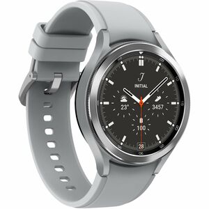 Samsung Galaxy Watch4 Classic, 46mm, Silver, LTE - Accelerometer, Gyro Sensor, Barometer, Ambient Light Sensor, Digital Co