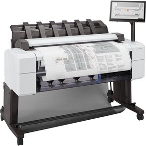 Imprimante Jet d'Encre Grand Format HP Designjet T2600dr PostScript - Comprend Imprimante, Scanner, Photocopieur - 914,40 