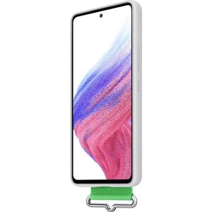 SAMSUNG SILICONE COVER WITH STRAP GALAXY A53 WHITE