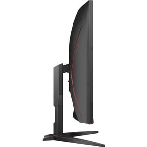 AOC C32G2ZE 32" Class Full HD Curved Screen Gaming LCD Monitor - 16:9 - Black/Red - 31.5" Viewable - Vertical Alignment (V