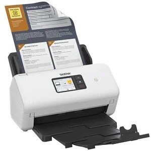 Brother ADS-4500W Sheetfed Scanner - 600 dpi Optical - 48-bit Color - 8-bit Grayscale - 35 ppm (Mono) - 35 ppm (Color) - D
