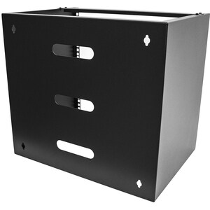 StarTech.com Rack Réseau Mural 10U, Profondeur 35,5 cm (Profil Bas), Support pour Panneau de Brassage 19" pour Armoire Ser