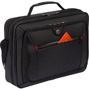 SwissGear Insight 27469140 Carrying Case (Briefcase) for 15.6" to 16" Notebook - Black - Tear Resistant Shoulder Strap, Dr