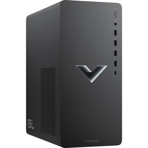 HP Victus TG02-0003la Gaming Desktop Computer - AMD Ryzen 5 5600G - 8 GB - Tower - Mica Silver - AMD B550A Chip - NVIDIA G